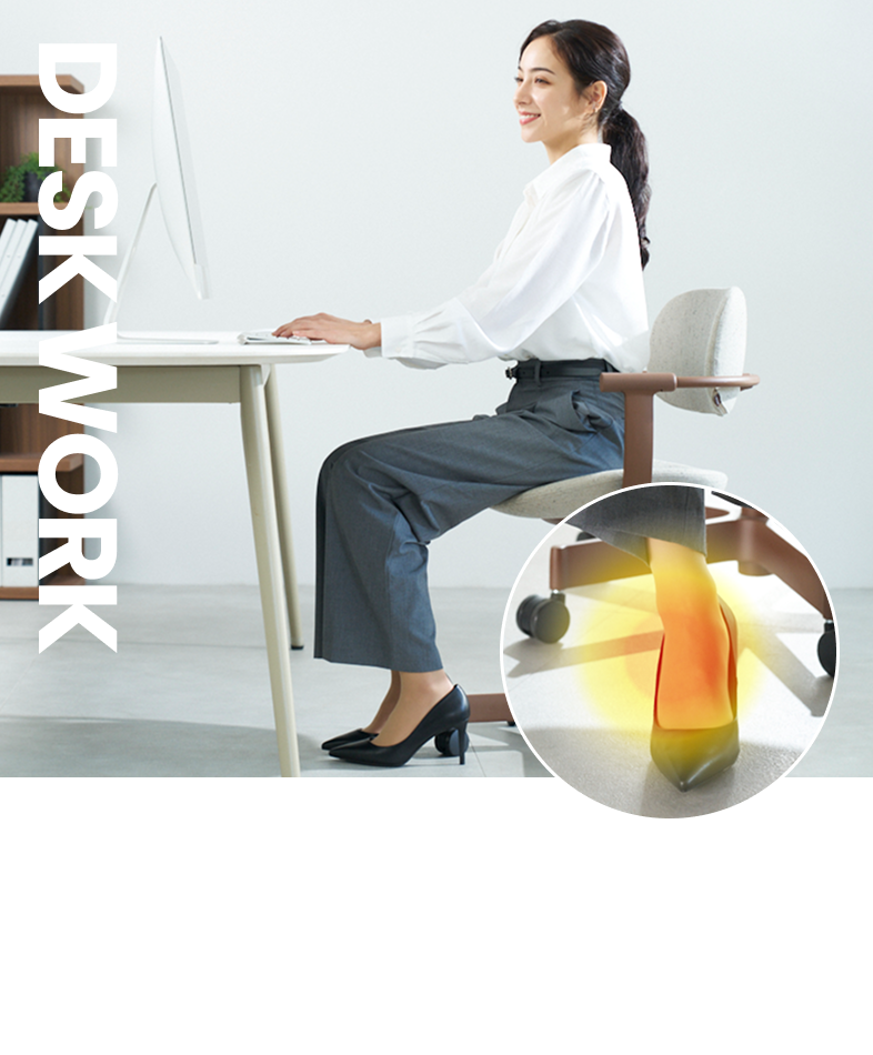 貼るだけの快適リズム。オフィスにも、在宅ワークにも ReflectCore