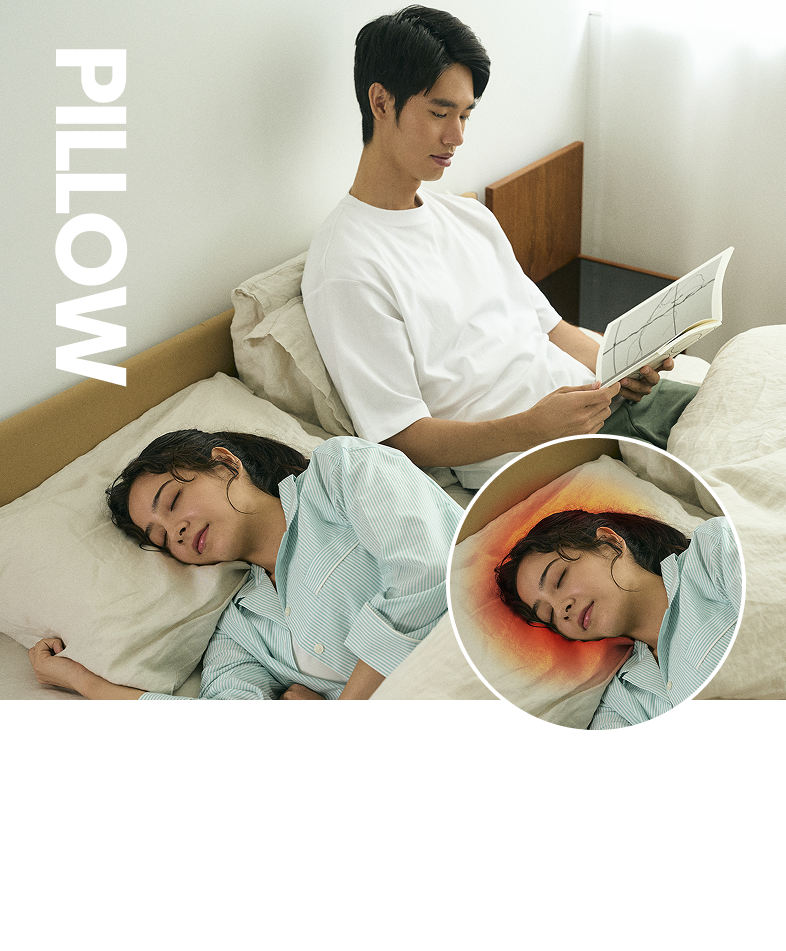 枕に貼って睡眠中もやさしくととのう ReflectCore